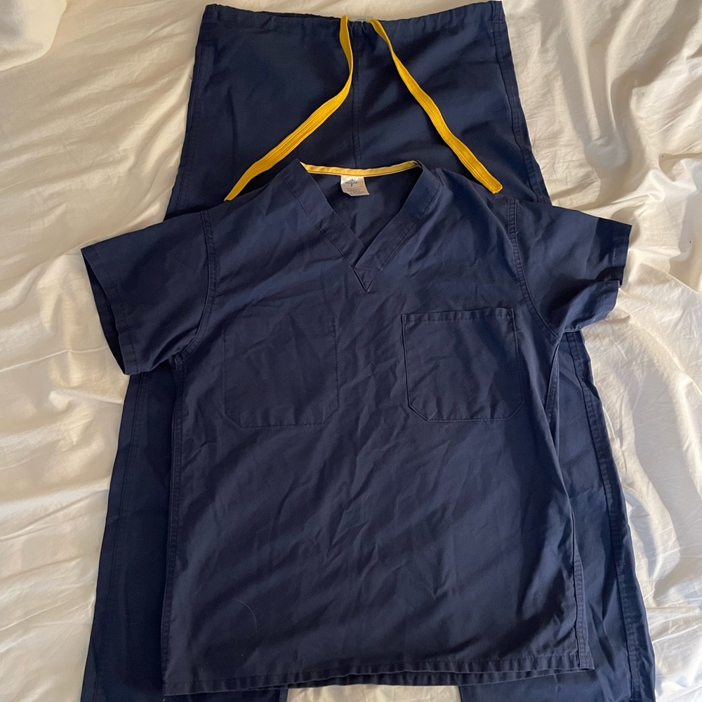 Navy Surgical Scrubs Set